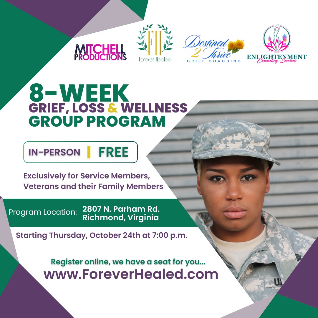 Veterans: 8-week Grief and Wellness Program