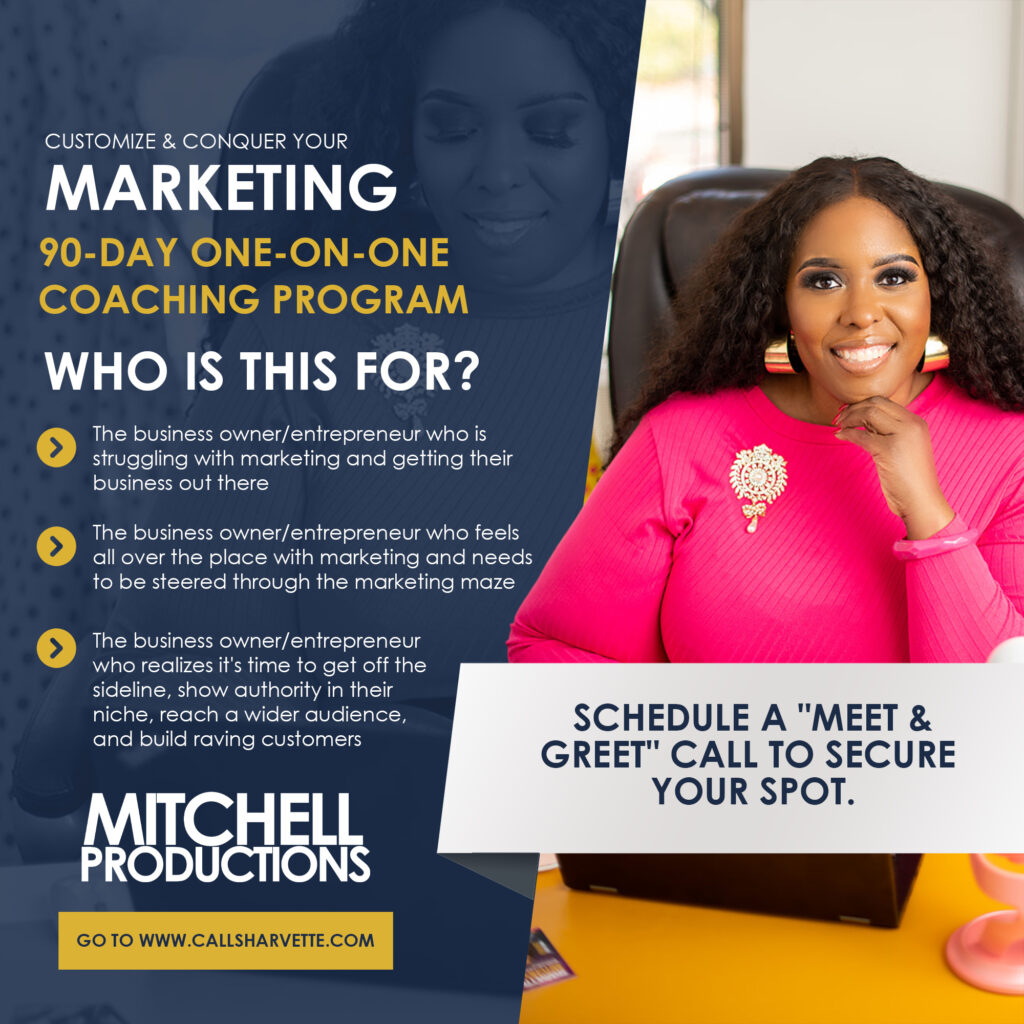 90 day coaching - marketing plan